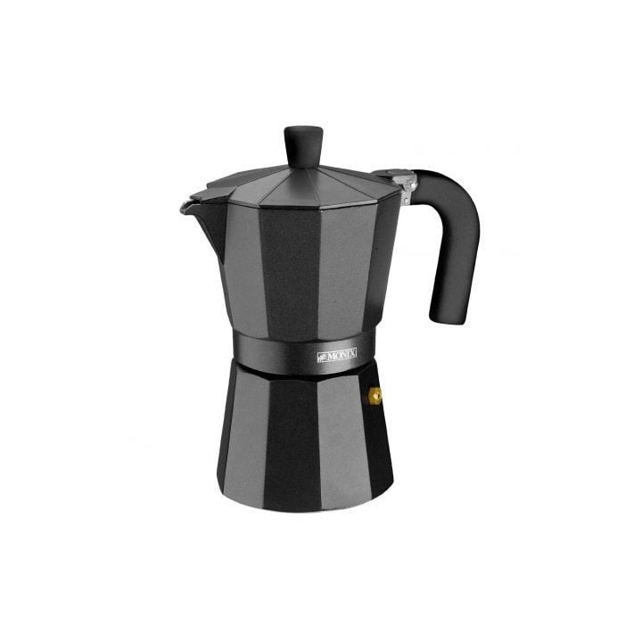 Cafetera Italiana Monix Noir M640006/ 6 Tazas/ Negra
